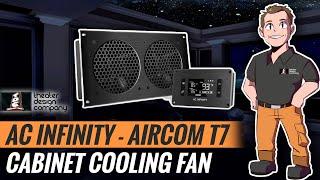 Home Theater Cabinet Cooling - AC Infinity Aircom T7 unbox and review.