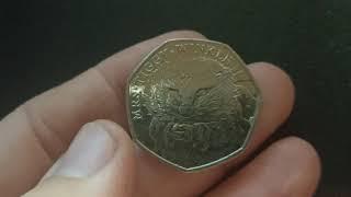 Mrs tiggy winkle  50p coin Beatrix potter collection