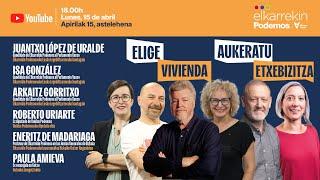  DIRECTO | Acto de campaña 'Elige vivienda' desde Getxo