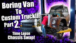 Chassis Swap - Chevy Van to International Loadstar - Part 2