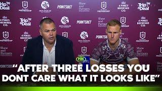 Anthony Seibold ecstatic about Lehi Hopoate debut | Manly Press Conference | Fox League