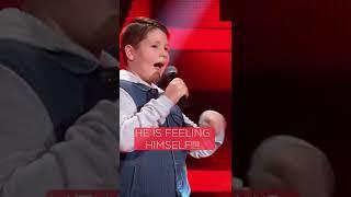 He definitely is feeling himself!! #amadeus #thevoicekids #shorts