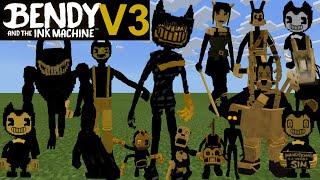 Minecraft Bendy and the ink machine V3 ALL Mobs