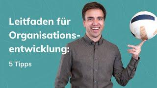 Leitfaden für Organisationsentwicklung: 5 Tipps, wo du sinnvoll ansetzen kannst