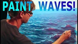 How To Paint Waves - Lesson 1 - Shape