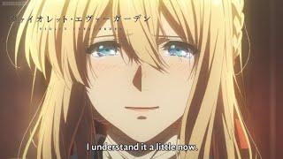 Violet Evergarden - Violet understand what is the meaning of "i love you" a little HD