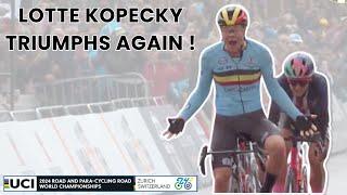 LOTTE KOPECKY UNSTOPPABLE | Women's Road Race World Championships 2024  | UCI