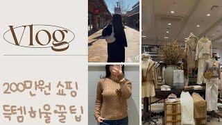 VLOG | 여주프리미엄아울렛 득템 5시간 • 200만원 쇼핑 | 할인해서 이만큼? | 같이 언박싱해요