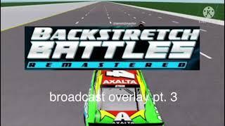 backstretch battles broadcast overlay pt. 3 w/ ArcticDraft!