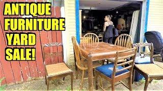 Ep207: A GREAT DEAL ON AN ANTIQUE HOOSIER! - The ORIGINAL GoPro Garage Sale Vlog!