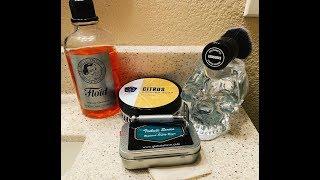 New Replitech Razor vs. Vintage Gillette Tech, Citrus  Soap, DSCosmetic Brush & Floid Aftershave