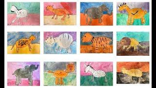 Kindergarten Animal Drawings