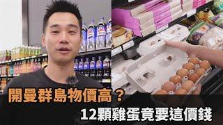 開曼群島物價高？12顆雞蛋竟要這價錢　他一看驚呼：這是金雞下的吧－全民話燒