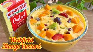 Weikfield Custard Powder Mango Flavour | Weikfield Mango Custard | Weikfield Custard Powder Recipe