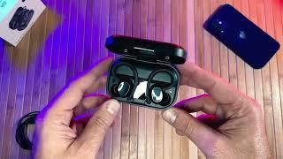 Tiksounds Q25  YouTube Wireless Led Display Earphones Video