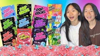 We tried EVERY Pop Rocks Flavor! | Janet and Kate