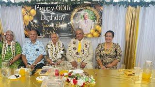Lauga Auimatagi, Fa'aaloaloga for Tamā Rev loane Uikilifi Vaifale 60th Samoan Birthday Party 2022