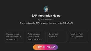 SAP Integration Helper - GPT Application #gpt #sap #productivity