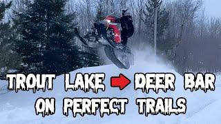 *RAW* Breaking in my Brand New Sled in the UP!!