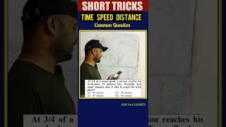 Short tricks #136 Time speed distance #rrb #maths #mathshortcuts #viral #mathtricks #rrbalp2024