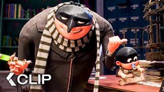 DESPICABLE ME 4 Movie Clip - Baby Gru's First Heist (2024) Minions