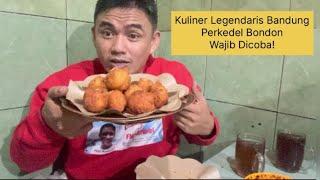 Kuliner Malam Legendaris Bandung Perkedel Bondon Stasiun Selatan, Lezatnya Tak Tertandingi!