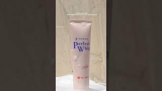 senka perfect whip facial wash berry brigh dan white clay #senka