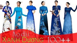 100++ vải áo dài màu xanh Biển xanh Dương đẹp xuất sắc cho người mệnh KIM & THỦYVải Áo Dài S