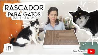 Como hacer un rascador para gatos fácil. DIY - Hazlo tú mismo