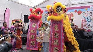 CNY 2024 - Lion Dance at Central Market by Kyun Ngai Dragon & Lion Dance Association 权艺龙狮体育会