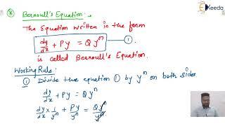 Bernoulli's Equation