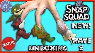 WAVE 2! Mattel Jurassic World Snap Squad Unboxing #snapsquadgoals