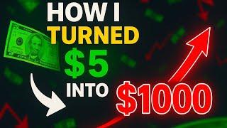 HOW I TUNED A $5 into $1000 | how to use market manipulation against it