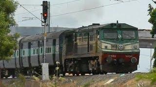 Intercity Express enters Madurai from Tirunelveli (WDP2 - 15524)