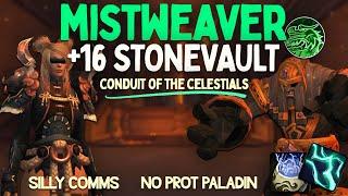 +16 Stonevault NO Prot Paladin | Mistweaver POV TWW S1