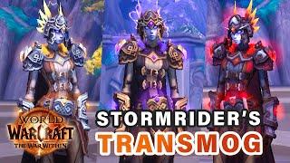 Stormrider's Attire Transmog Armor Set + UPGRADED Lightning Effects ► World of Warcraft