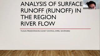 Dazky Dhiyaul Amru (2010943002)_Analysis of Surface Runoff in Region River Flow