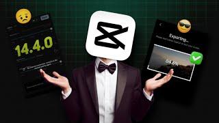 Best Method To Fix Capcut Export Error | Capcut 14.4.0 Export Problem