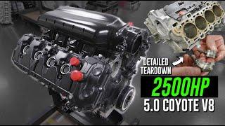 Detailed 2500+HP Coyote V8 Engine Teardown - What We Found After Going 200+MPH Back To Back!
