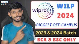 Wipro WILP 2024 | Mega Hiring Is Back | Bca Bsc 2023 & 24 Batch | MTech With Job