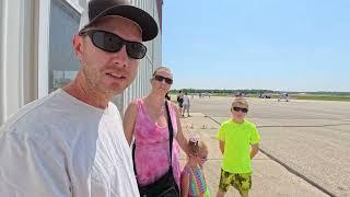 Plane Crash at West Bend, WI Airport with kids on board - EAA Young Eagles Program!