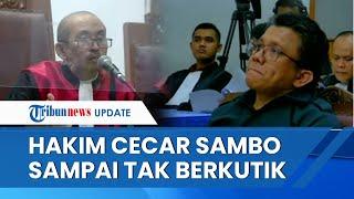 [FULL] Ferdy Sambo Dicecar Hakim di Sidang Obstruction of Justice: Saya Berdosa, Semua Salah Saya