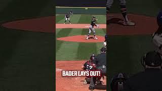 Harrison Bader is no stranger to web s!