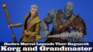 Marvel Legends Korg and Grandmaster Thor Ragnarok Two Pack Hasbro Action Figure Review