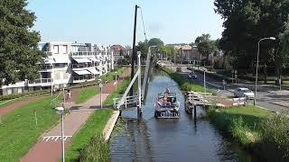 Brugopening Oranjebrug Nieuwerkerk a/d IJssel Ophaalbrug Drawbridge/ Pont Levis/ Klappbrücke