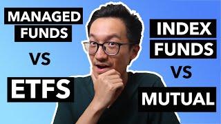 INDEX Funds vs ETFs vs MANAGED Funds vs MUTUAL Funds (Which ones is best for Australians?!)