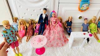 Barbie ve ken evlenirken Barbie düğünden kaçıyor