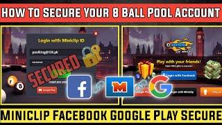 How To Secure  Your 8 Ball Pool Accounts -  Fully - Explained