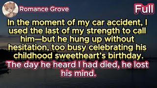 I called him during the crash—he hung up, busy with his childhood sweetie. When I died, he went mad.