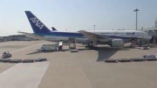 羽田空港発伊丹空港行　ノーカット　ANA17便9：00　快晴の生駒山